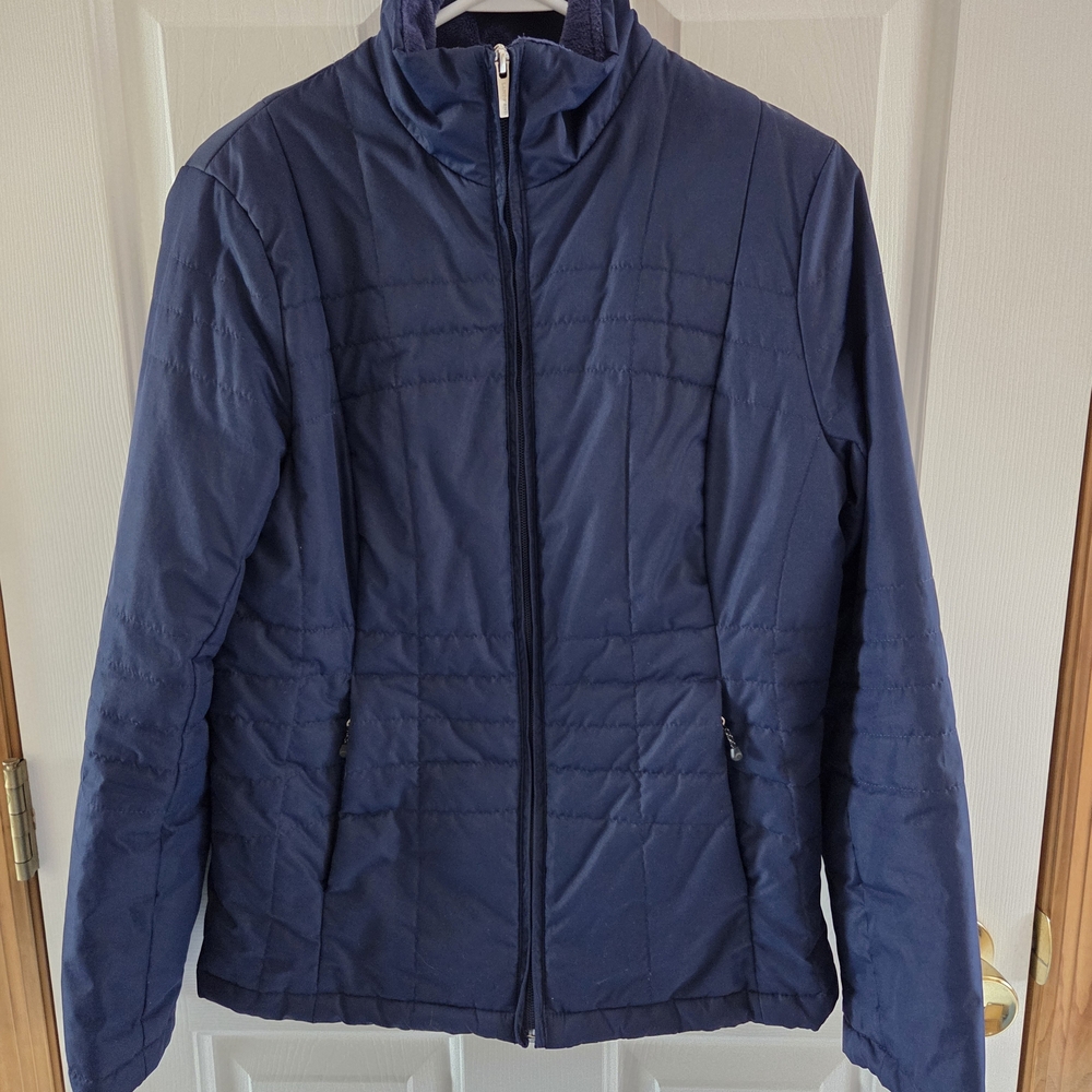 Lands' End Women's Navy Winter Jacket Size XS 2-4 Exc. Cond.